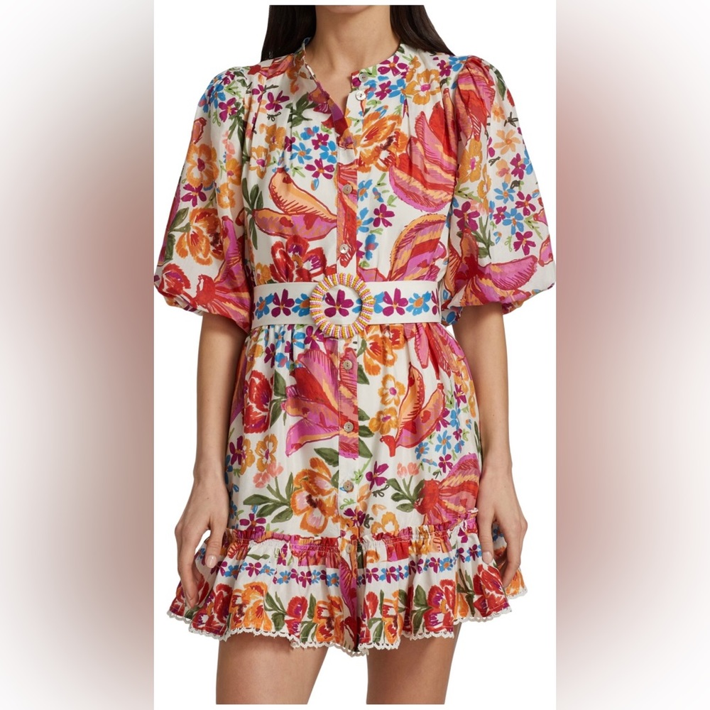 Farm Rio Belted Minidress